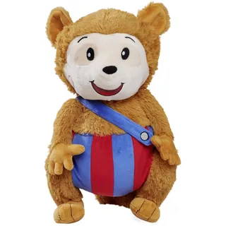 Simba 109241017 - Bobo Siebenschläfer Kuscheltier, Sing mit mir Plüschtier, spielt Musik, 35 cm großer Kuschelspaß, für Kinder ab 3 Jahren, Braun