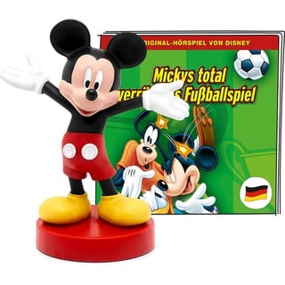 tonies Hörfiguren für Toniebox, Disney – Mickys total verrücktes Fußballspiel, Micky Maus Hörspiel für Kinder ab 4 Jahren, Spielzeit ca. 60 Minuten