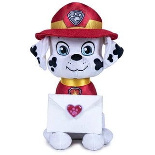 Play by Play Plüschfigur PAW Patrol Marshall 20cm Kuscheltier für Fans der beliebten TV-Serie, ideal als Geschenk für Jungen und Mädchen