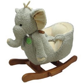 Sweety-Toys Schaukeltier »SWEETY TOYS 3624 Schaukeltier Elefant Nellie hochwertig Schaukelstuhl« grau