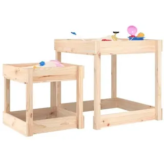 vidaXL Sand-Spieltische 2 Stk. Massivholz Kiefer