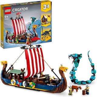 LEGO® Spielbausteine Lego 31132 Wikingerschiff mit Midgardschlange