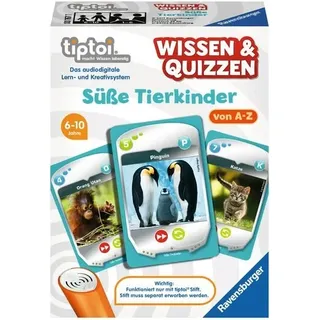 RAVENSBURGER 000767 tiptoi® Wissen & Quizzen: Süße Tierkinder