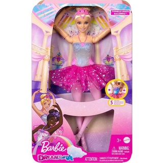 Mattel® Anziehpuppe HLC25 Barbie Dreamtopia Zauberlicht Ballerina