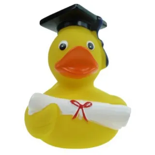 Badeente Badespielzeug Badeente / Beruf Ente / Gummiente/Quietscheente ideal als Geschenk (1-tlg), Entenküken, Entenfigur Gummi-Enten, Scherzartikel Souvenir Kollektion gelb