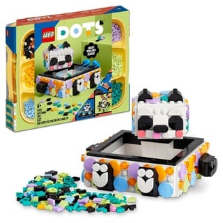 LEGO 41959 DOTS Panda Ablageschale, Bastelset für Schmuckkästchen - Beige