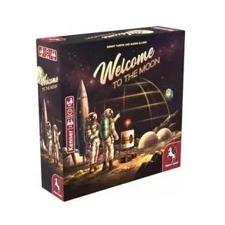 53153G - Welcome to the Moon, Brettspiel, für 1-6 Spieler, ab 10 Jahren (DE-Ausgabe)