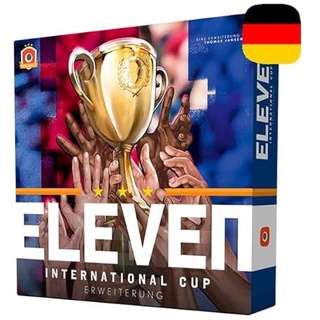 Portal Games - Eleven: International Cup | Deutsche Version | Die Erweiterung zu Eleven | Brettspiel | 1-4 Spieler | 60 bis 120 Minuten | Ab 14 Jahren | Strategisches Fußballspiel | Sportspiel