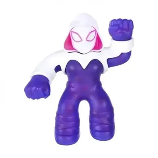 Heroes of Goo Jit Zu Bandai Actionfigur Ghost Spider – Marvel-CO41493, Mehrfarbig – Kämpfen mit GOO JIT Zu: Flexibilität und Emotion in jeder Schlacht