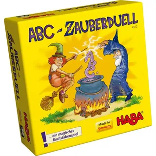 Haba Spiel, Supermini-Mitbringspiel Buchstabenspiel ABC Zauberduell 1004912001
