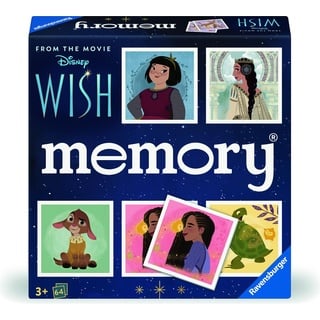 Ravensburger memory Disney Wish - 22595 - Der Gedächtnisspiel-Klassiker für die ganze Familie ab 3 (Multilingual)