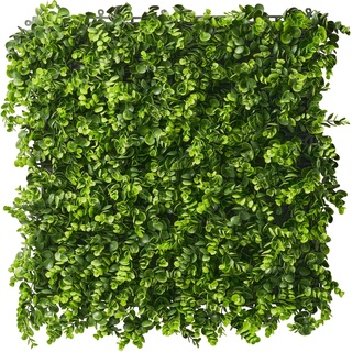 AMARE Kunststoff-Eukalyptusmatte 50 x 50 x 8 cm, grün, schwer entflammbar B1, Groß