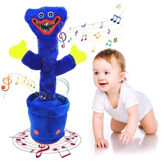 Sprechender Kaktus Plüschtier, tanzender und singender Kaktus, interaktives Babyspielzeug mit elektronischer sprechender Aufnahme Huggy Wuggy