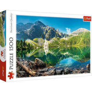 Trefl, Puzzle, Das Meerauge, Tatra, Polen, 1500 Teile, Premium Quality, für Erwachsene und Kinder ab 12 Jahren