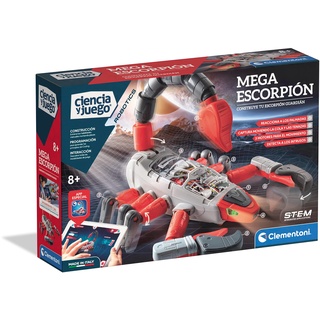 Clementoni Mega Skorpion, Pädagogischer Roboter zum Reiten, mit App, spanisches Spielzeug, 8 Jahre (55433)