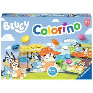 Ravensburger 22684 - Bluey Colorino - Farb-Steckspiel, Kinderspiele ab 2 Jahre, Klassiker zum Farbenlernen mit den Serienhelden aus Bluey, Blue