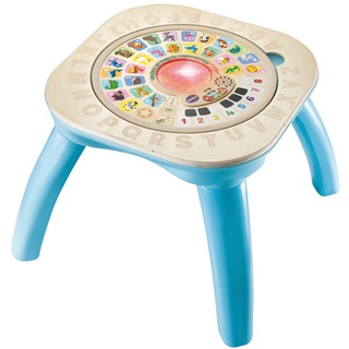 Vtech Baby 2in1 Interaktiver Spieltisch mit Holzplatte, mehrfarbig