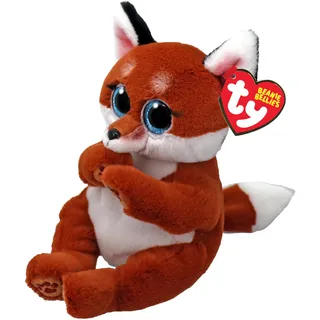 Ty WITT Fox Beanie Bellies Regular - Squishy Beanie Baby Soft Plush Toys - Collectible Cuddly Stuffed Teddy