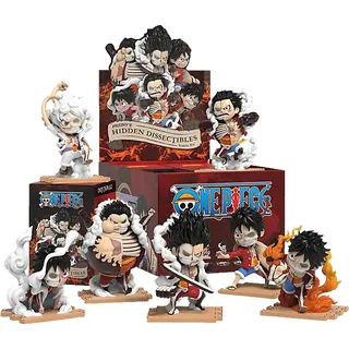 MIGHTY JAXX Freenys Hidden Dissectibles One Piece Series 6 Luffy’s Gears Edition Actionfigur Mehrfarbig