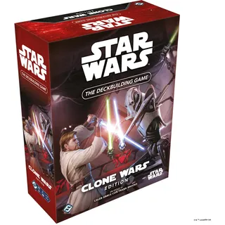 Asmodee - Star Wars: The Deckbuilding Game - Clone Wars, Erweiterung des Kartenspiels für 2 Spieler, ab 12 Jahren, italienische Ausgabe