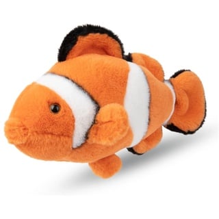 WWF 01285 - Plüschtier Clownfisch, lebensecht gestaltetes Kuscheltier, ca. 18 cm groß, wunderbar weich und kuschelig, Handwäsche möglich