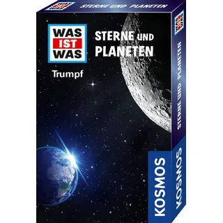 KOSMOS 741891 was IST was Trumpf Sterne und Planeten, Weltraum Quartett für Kinder ab 8 Jahre, Trumpf Kartenspiel, Quizspiel perfekt als kleines Geschenk oder Mitgebsel