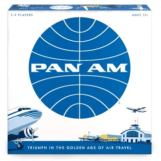 FUNKO GAMES Pan Am, Strategisches Brettspiel ab 12 Jahren, Englisches Gesellschaftsspiele für 2 bis 4 Spieler