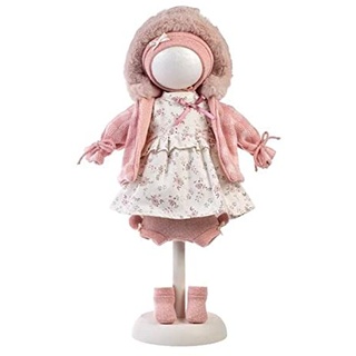 Llorens Puppenkleidung für 38-40cm Puppen, Kleiderset Streublümchen, Puppenzubehör, 1050436