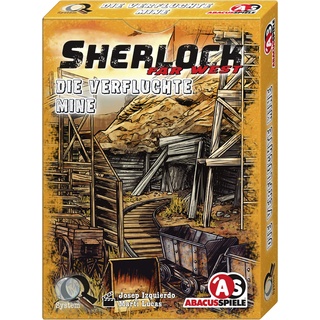 ABACUSSPIELE 48206 - Sherlock Far West - Die verfluchte Mine, Krimi Kartenspiel