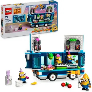 LEGO® Minions und der Party Bus (75581), LEGO Despicable Me Konstruktionsspielsteine, (379 St), Made in Europe bunt