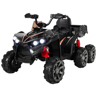 COSTWAY Elektro-Kinderquad, 12V mit 6 Räder, 3-6 km/h schwarz