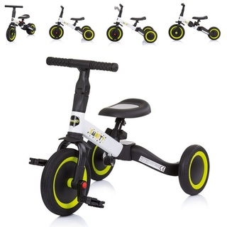 Chipolino Dreirad Dreirad Laufrad Smarty 2 in 1, Laufrad Gummireifen umbaubar Pedale verstellbar gelb|grau|weiß
