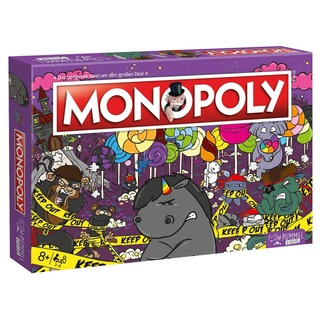 Winning Moves Spiel, Brettspiel »Monopoly Grummeleinhorn« beige