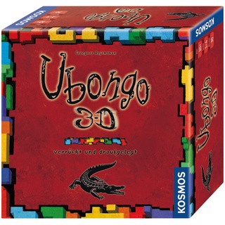 Kosmos 690847 Ubongo 3D Brettspiel, Wildes Legespiel für 3D-Knobelexperten, Brettspiel, Dreidimensionales Legespiel ab 10 Jahren, fördert logisches Denkvermögen