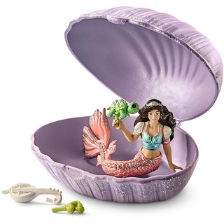 Schleich 70562 bayala Spielset - Meerjungfrau mit Baby-Schildkröte in Muschel, Spielzeug ab 5 Jahren