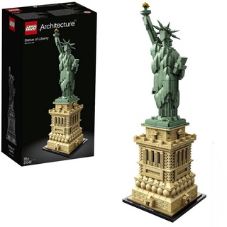 LEGO® Konstruktionsspielsteine Freiheitsstatue (21042), LEGO® Architecture, (1685 St), Made in Europe bunt