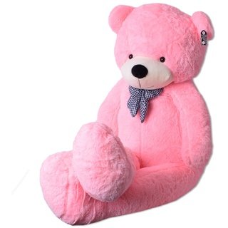 XXL Riesen Teddybär Kuschelbär Kuscheltier Riesen Plüschtier Bär 200cm Rosa Pink