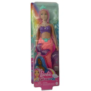 Barbie Biegepuppe Mattel HGR09 Barbie Dreamtopia Puppe Magic Mermaid, Meerjungfrau mit r bunt