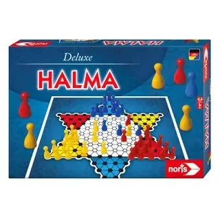 Noris Brettspiel 606101266, Deluxe Halma, ab 6 Jahre, 1-3 Spieler