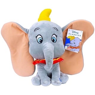 Bambi Kuscheltier Dumbo, 32 cm, aus weichem kuscheligen Material grau