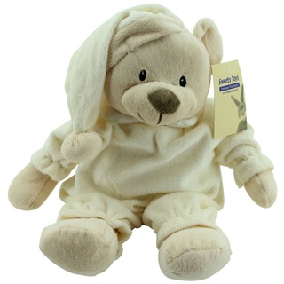 Sweety-Toys Kuscheltier Sweety-Toys 5819 Schlafbär Sleepy Kuschelbär Teddy ca.40cm, beige supersoft beige|braun