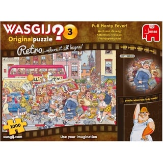 Jumbo Spiele JUM19167 - Wasgij Retro Original 3 Puzzle (1000 Teile)