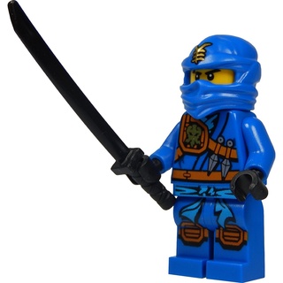 LEGO® Ninjago: Jay (Blue Ninja) Minifigur mit Katana (Sword) 2015 Version – Zukin