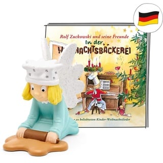 tonies Hörfigur für Toniebox, Weihnachtslieder: Rolf Zuckowski – In der Weihnachtsbäckerei, Hörspiel für Kinder ab 3 Jahren, Spielzeit ca. 57 Minuten