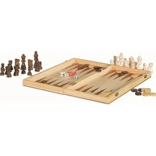 FUNTOYS 400-13156 3-in1-Premium-Brettspiel - Schach & Co.