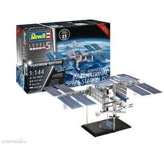 Revell 05651 - Geschenkset 25th Anniversary ISS Platinum Edition