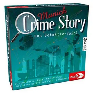 Noris Spiel, Familienspiel NOR01890 - Crime Story - Munich, Kartenspiel, 1-6..., Kooperative Spiel bunt