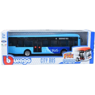 Bburago 15632102 BB 1:43 19cm City Bus, Gelb, us:one Size