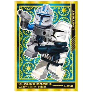 Blue Ocean Sammelkarte Lego Star Wars Karten Trading Cards Serie 4 - Die Macht Sammelkarten, Lego Star Wars Serie 4 - LE18 Gold Karte