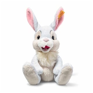 Steiff Klopfer Hase sitzend Disney - 21cm Kuscheltier für Babys - weich & waschbar - bunt (024627), Weiß